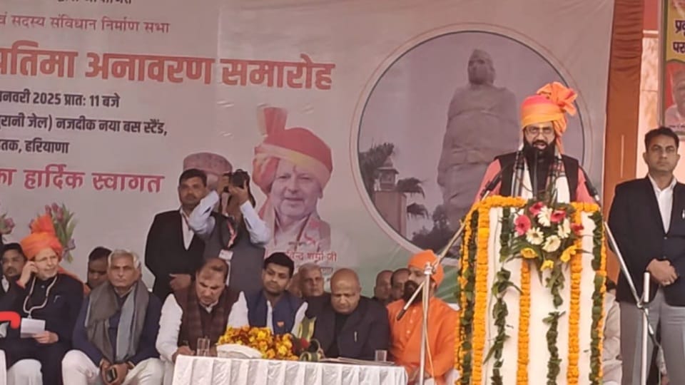 CM Nayab Saini in Rohtak he said Congress intentions are flawed