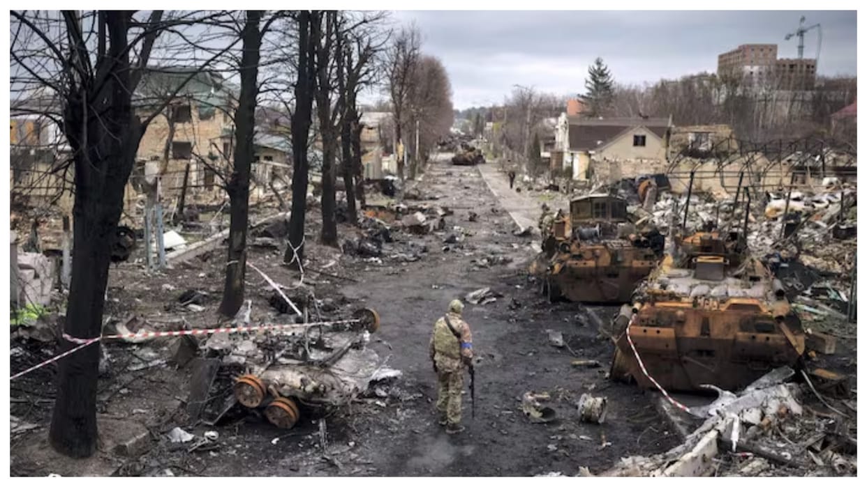 Russia seizes Ukrainian border villages as its massive bombing campaign slows
