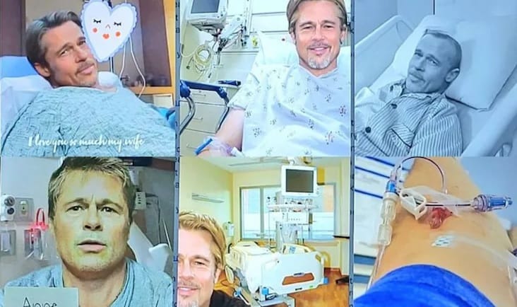 Woman scammed on the name of Brad Pitt with Hospital Photos Account Locked Amid Divorce