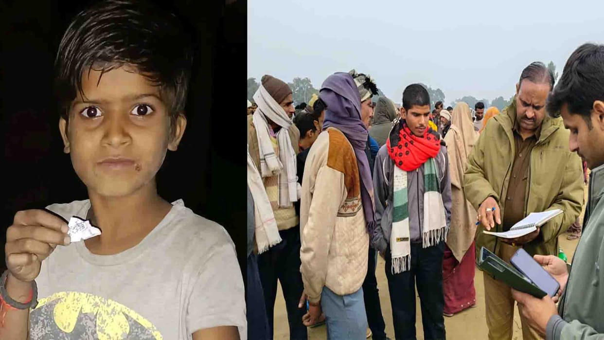 Kannauj: Farmer's son cut by rotavator, driver buried him by digging a pit