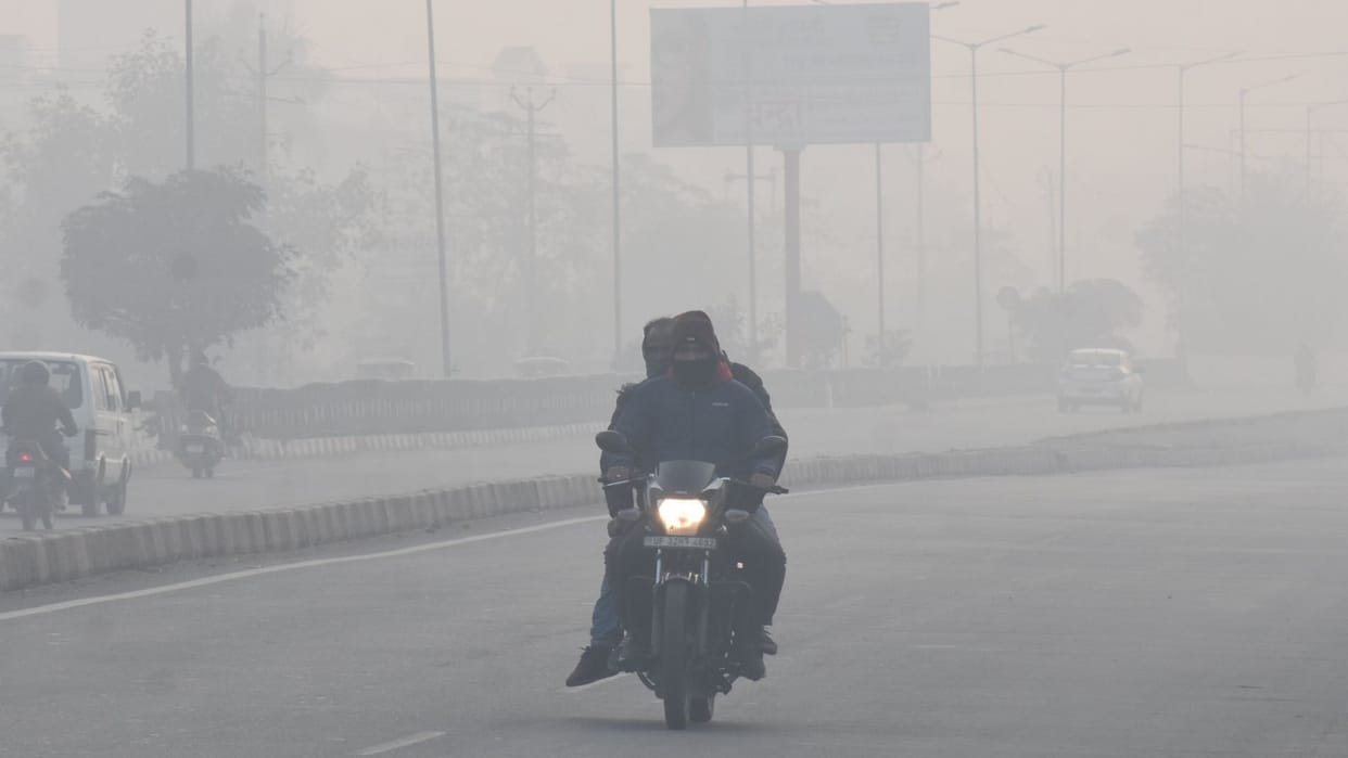 Weather Update Dense fog morning temperature dropped in 24 hours Humid winds increased old