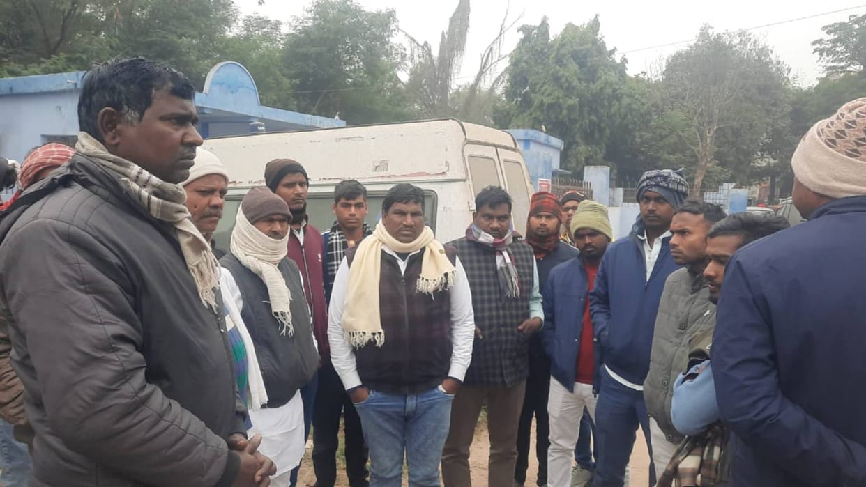 Bihar Road Accident person going to his in-laws house in Rohtas died in road accident Bolero driver hit bike