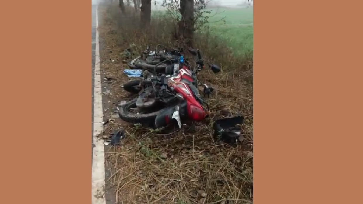 Tragic accident in Jind's Julana: Two bikes collided due to fog, one died; died in the hospital