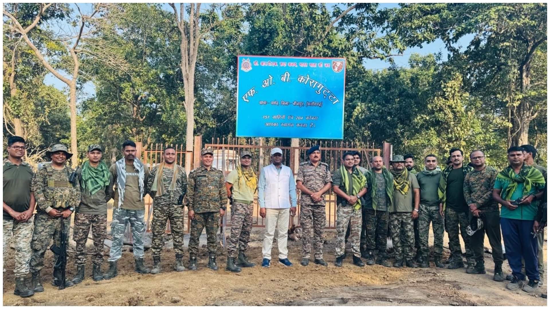 CRPF bravery in Naxal stronghold preparing Forward Operating Base in 48 hours amidst attacks