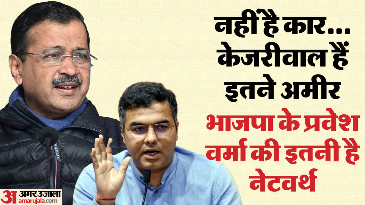 Delhi Election 2025 Arvind Kejriwal Income vs BJP Pravesh Verma Net Worth Full Details News in Hindi
