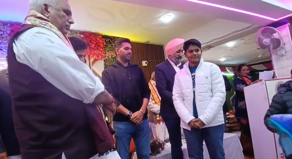 जिला क्रिकेट संघ का प्रतिभा सम्मान समारोह