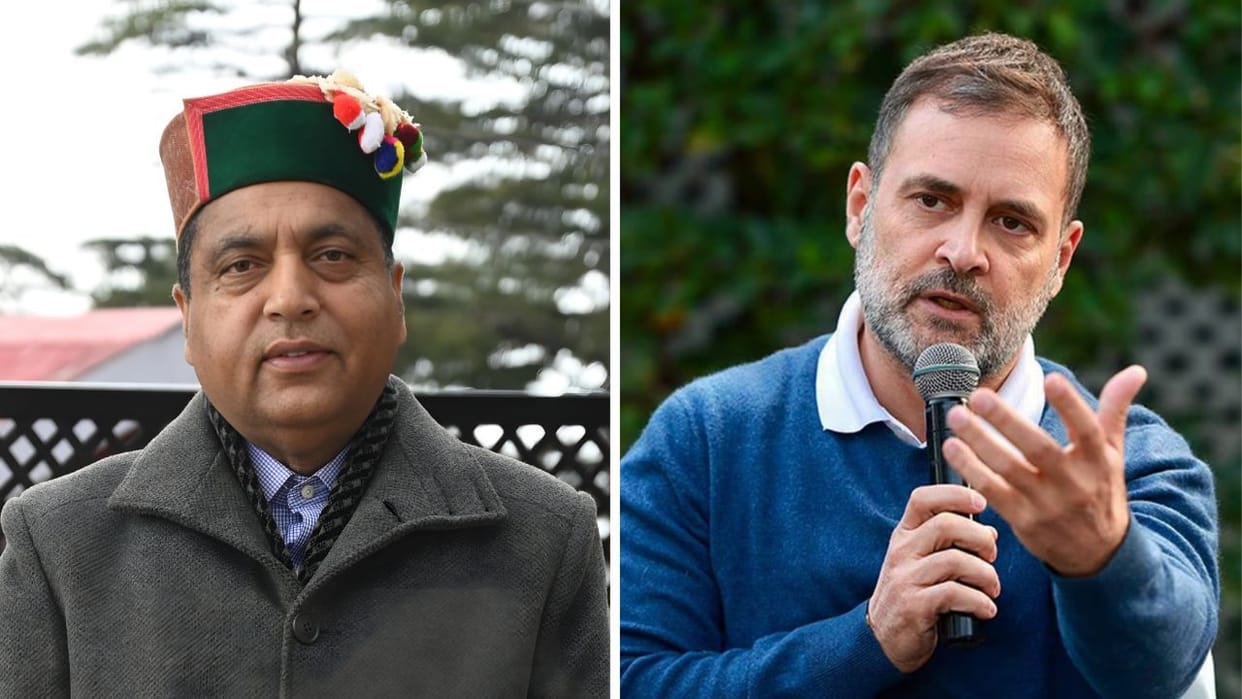 Jairam Thakur Said Rahul Gandhi statement is a declaration of war against the country