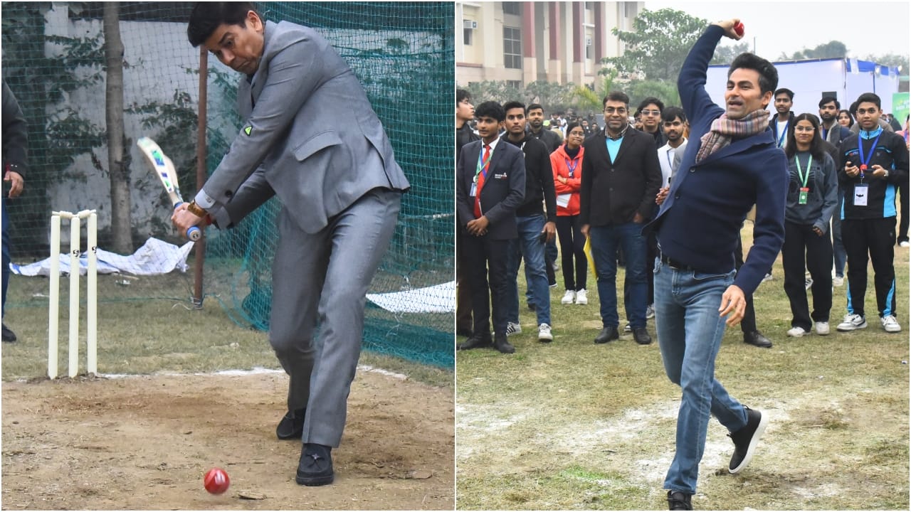 Bunty caught Mohammad Kaif catch on Samar ball in trail of LLC Ten-10 Cricket League