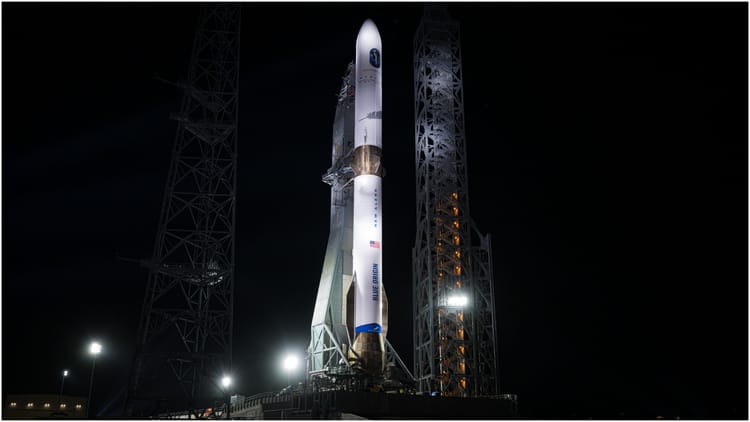Nasa:लॉन्च से पहले ब्लू ओरिजिन का विशाल रॉकेट टेस्टिंग के दौरान विस्फोट ...