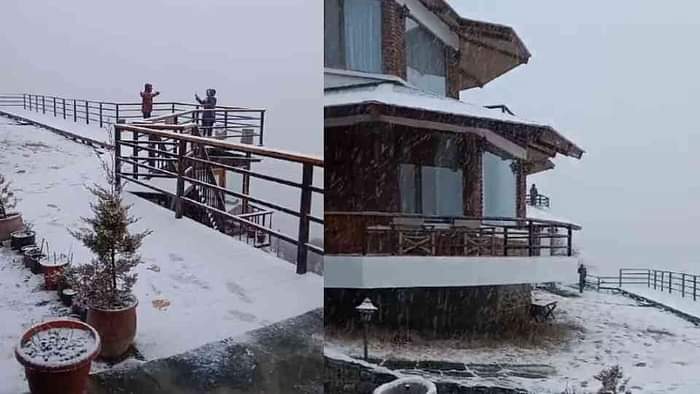 Uttarakhand News Heavy Snowfall in harsil auli chakrata See Beautiful Views