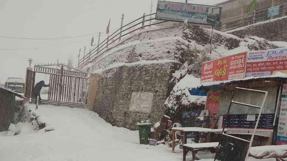Uttarakhand News Heavy Snowfall in harsil auli chakrata See Beautiful Views