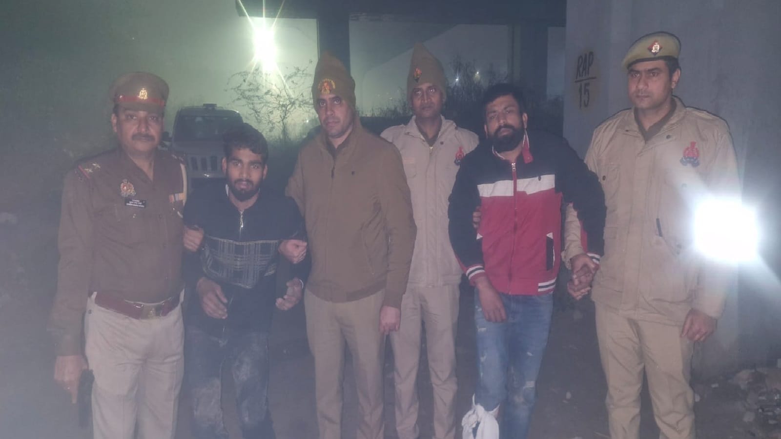 Two accused of robbery theft and snatching arrested in encounter in Ghaziabad
