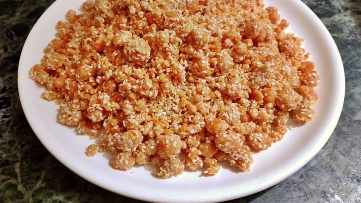 Sakat Chauth 2025 How to Make TilKut in Hindi Home Made Tilkut Recipe in Hindi