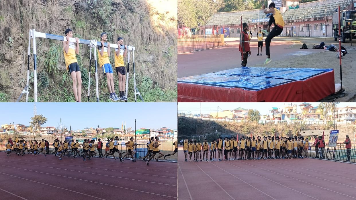 Army recruitment started amidst the harsh cold in Anu Khel Maidan
