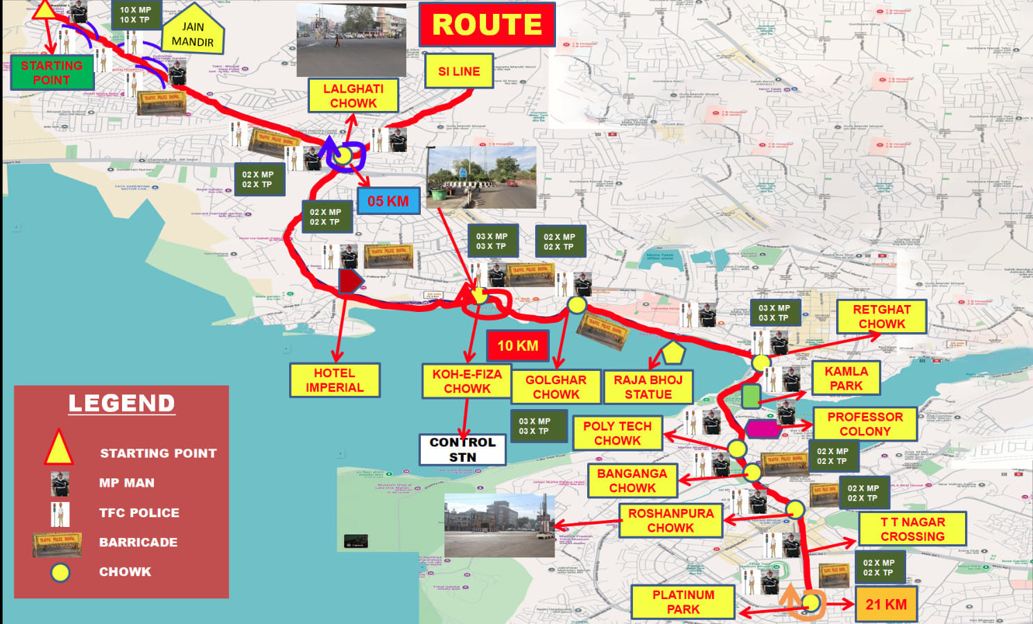 Bhopal: Traffic will be changed on Sunday during Army Marathon, 10 km race will be held on 19 January morning