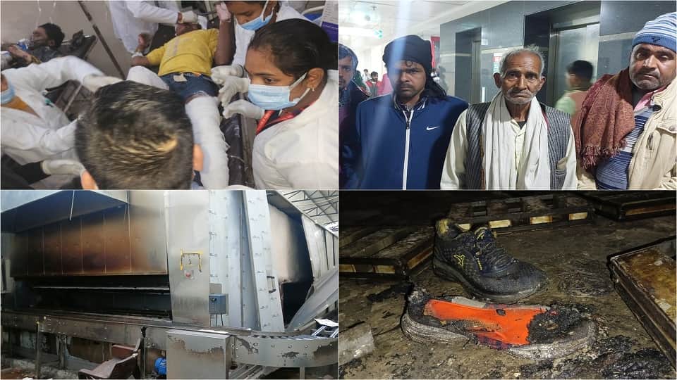 Agra News Explosion in Bakery Oven Leaves 14 Workers Injured Families Break Down Seeing Critical Condition