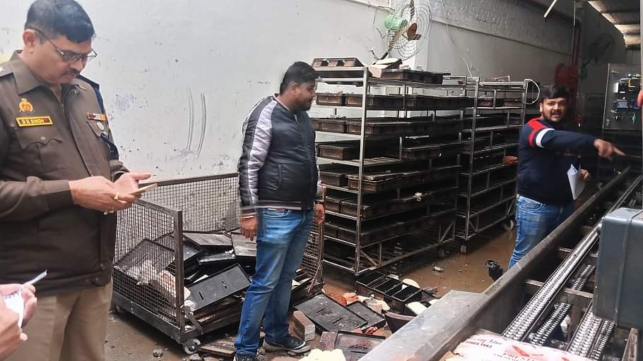 Accident in bakery oven: Packing staff became angels employees burning in fire lives were saved