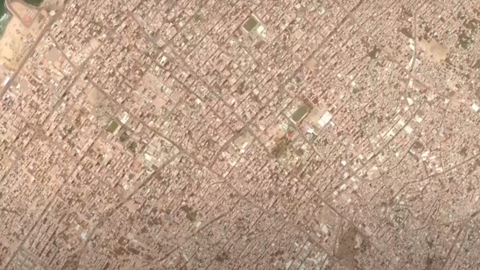 Satellite photos show Gaza Strip before, after devastation of Israel-Hamas war World News In Hindi