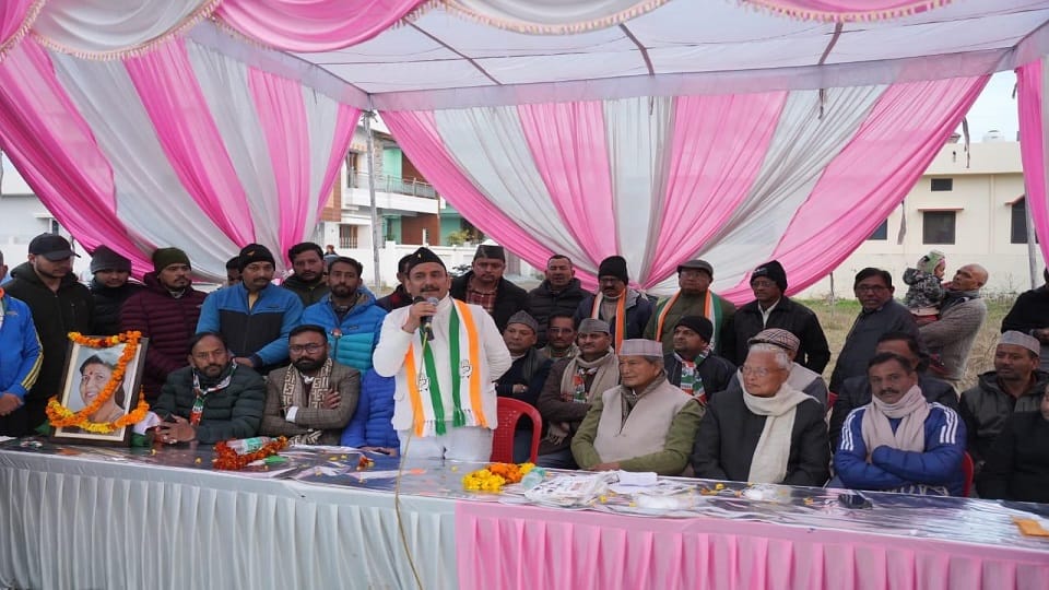 Uttarakhand Nikay Chunav: Former CM Harish Rawat campaigned for Lalit Joshi in haldwani
