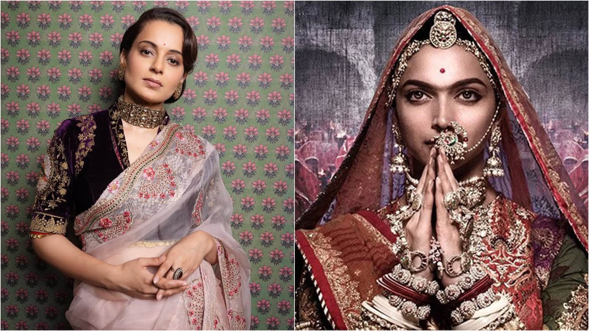 Emergency Movie Actor Bjp Mp Kangana Ranaut On Rejecting Deepika Padukone Padmaavat Sanjay Leela Bhansali Film