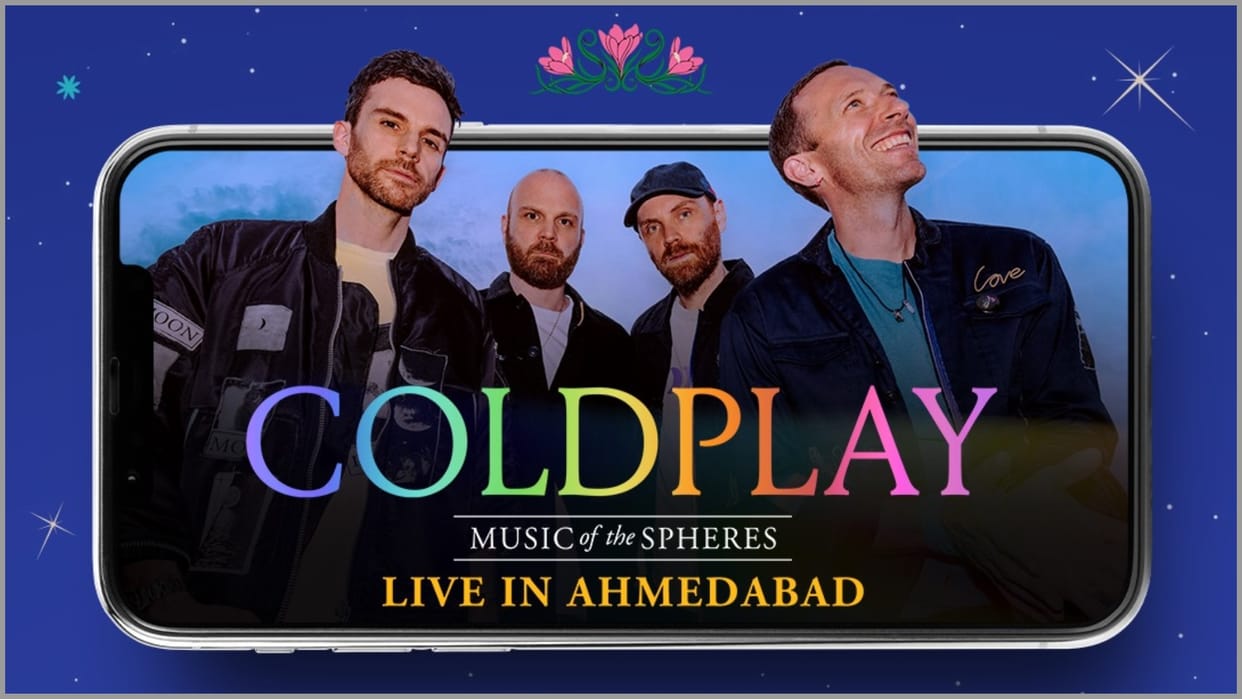Coldplay concert Ahmedabad on 26 January 2025 Live Stream on Disney plus Hotstar