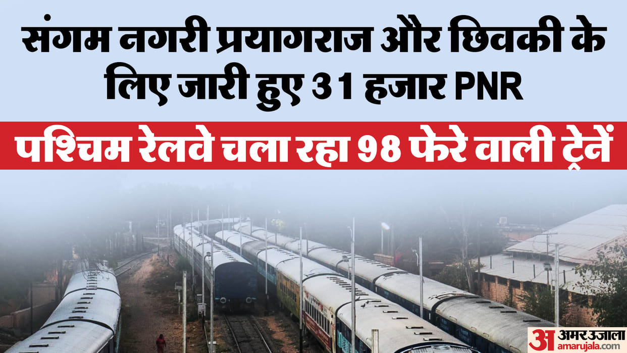 61 thousand passengers reached Kumbh in seven days from 10 cities of these three states