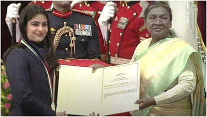 National Sports Awards 2025 Manu Bhaker, Gukesh, Harmanpreet Singh Praveen Kumar Awarded Khel Ratna Award