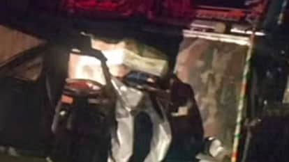 Hanumangarh News Two people died due to collision between truck and jeep in dense fog Nohar-Bhadra road