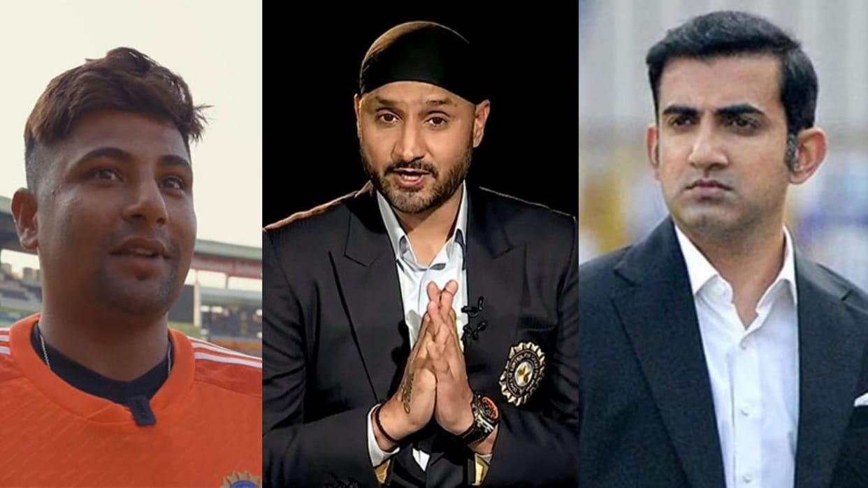 Sarfaraz Khan accused of leaking dressing room talks angry Harbhajan singh gave advice to coach Gautam Gambhir