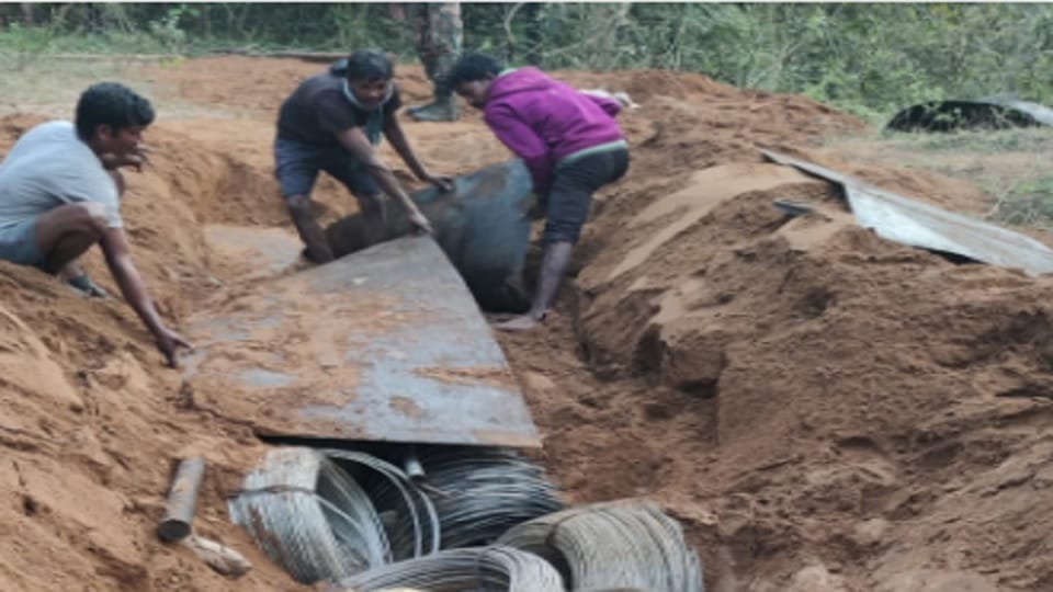 Revealed : like Hamas terrorists, Naxalites had made a hideout in the tunnel