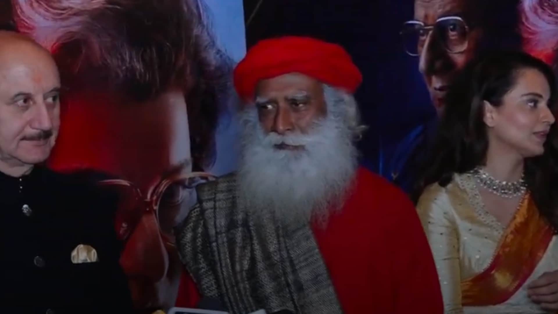 Sadhguru praised Kangana Ranaut Emergency said Youngsters should watch this film you will know about history