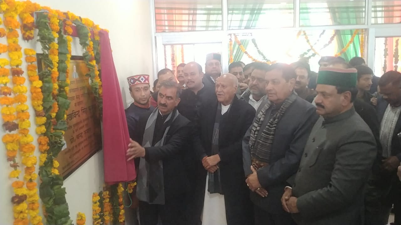 CM Sukhvinder Sukhu gave gifts worth crores to Nagarota Surian, laid the foundation stone of bridge and drinki