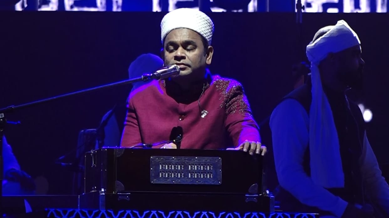 Music Concert were organized in the memory of Gulam Mustafa Khan AR Rahman songs mesmerized everyone