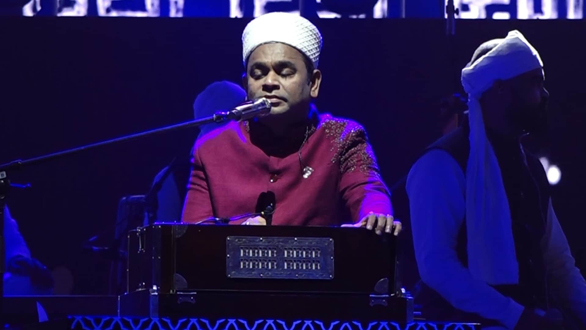 Music Concert were organized in the memory of Gulam Mustafa Khan AR Rahman songs mesmerized everyone