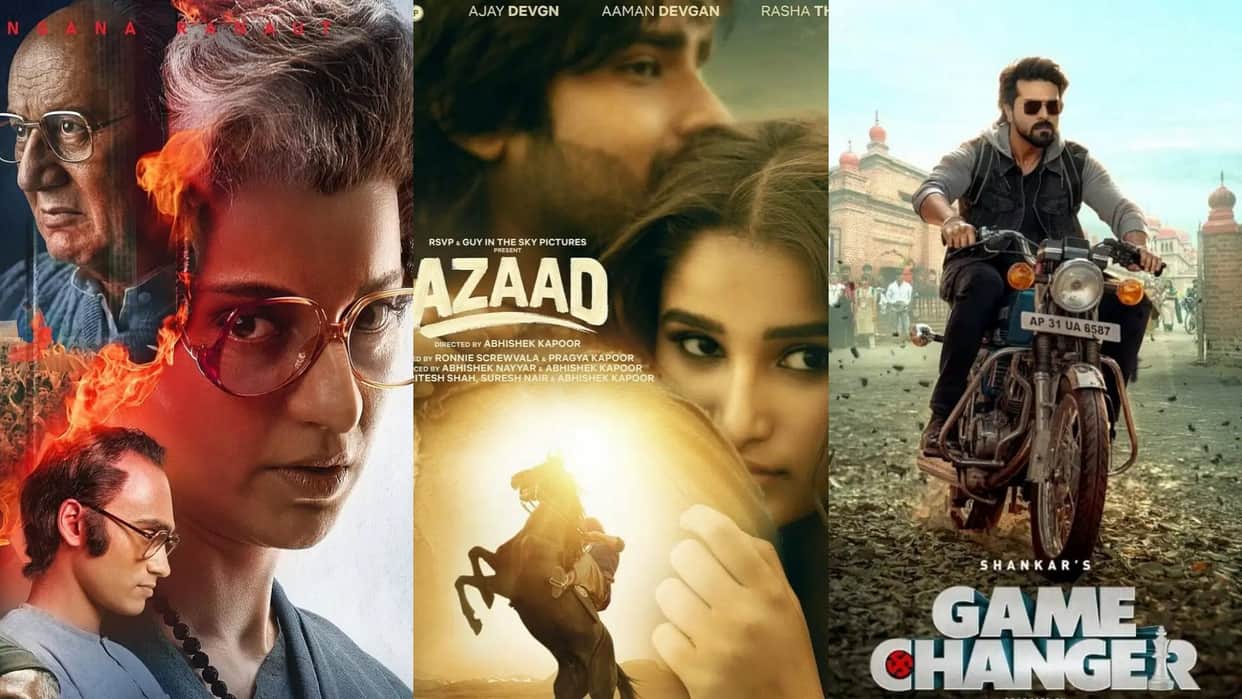 Box Office Collection Kangana Ranaut Emergency Ajay Devgn Azaad Fateh flopped Game Changer Pushpa 2 Box Office