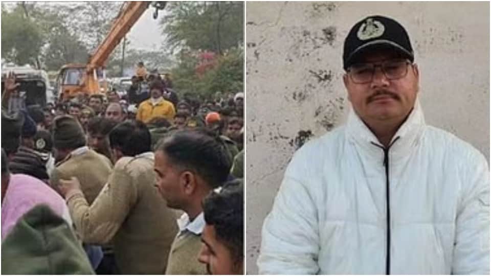 ट्रक हादसे में फंसे लोगों को आईटीबीपी के जवानों ने बाहर निकाला