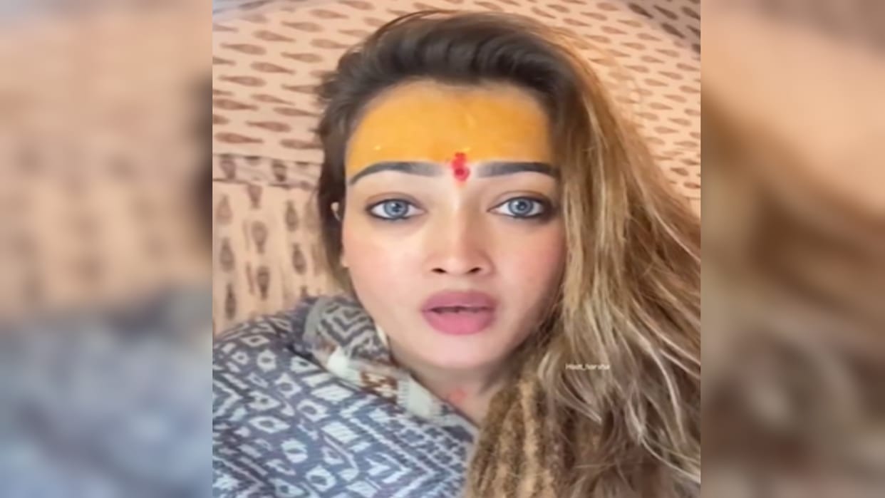 New video of model Harsha Richhariya surfaced, she said - Only that which is approved by Mahadev happens.