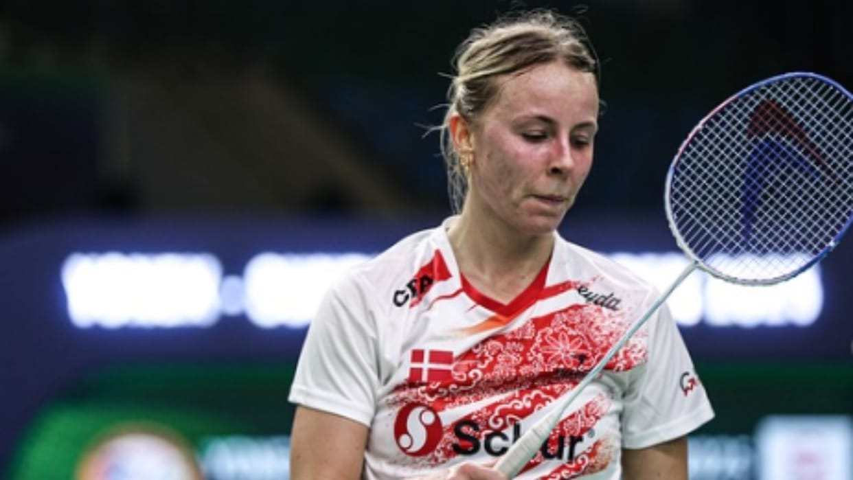 India Open Denmark badminton player Mia Blichfeldt talked about indira gandhi indoor stadium delhis pollution