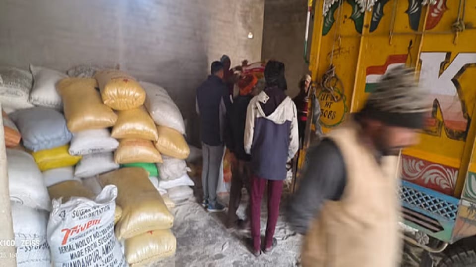 Mafia running rice smuggling game from 574 sacks of government ration were seized