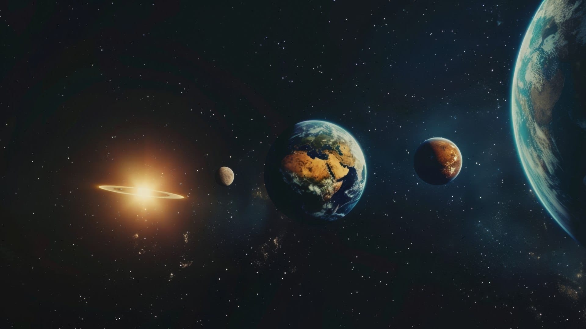 Planetary Parade 2025 7 planets alignment on 28 February