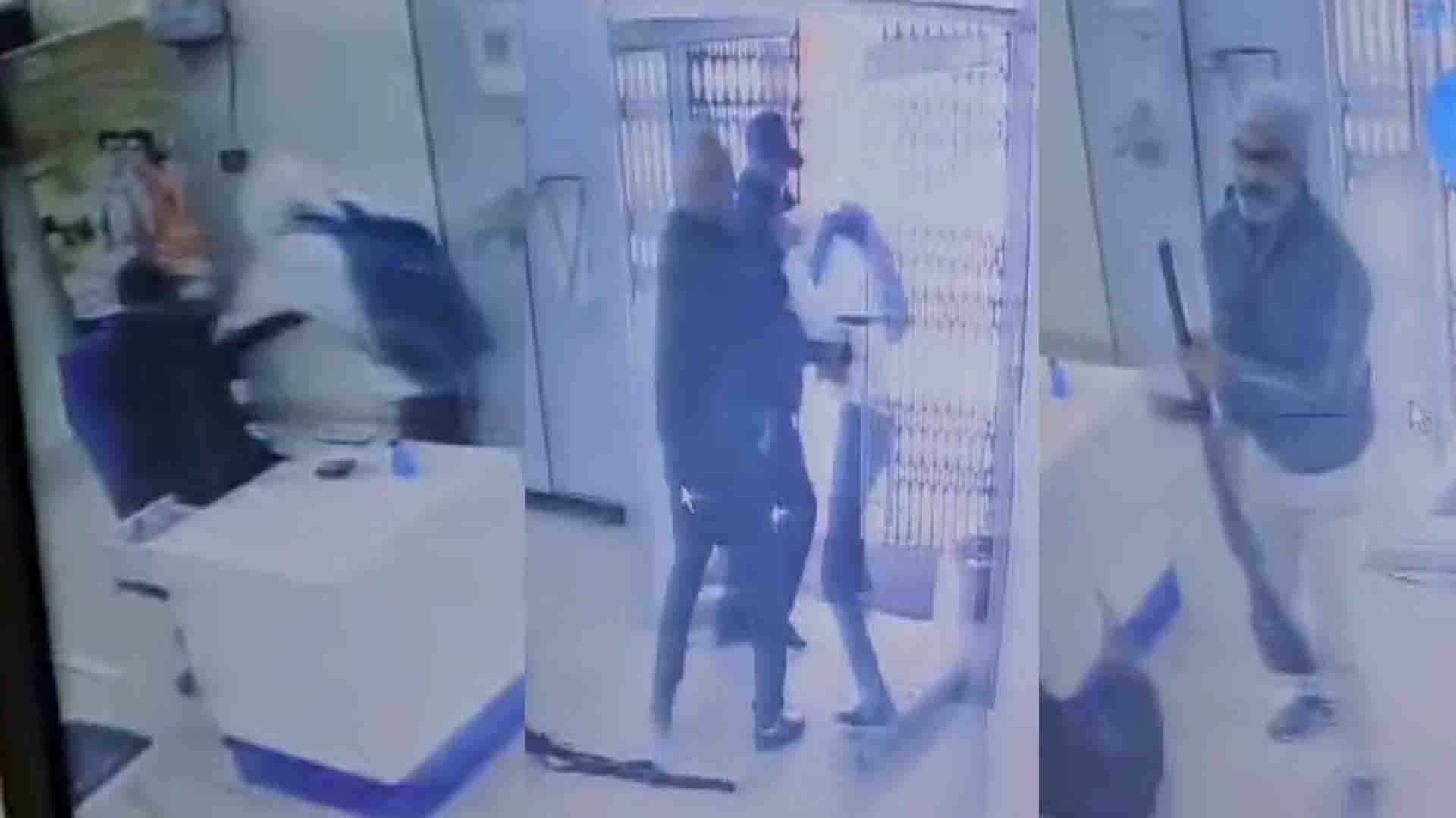 सीसीटीवी में कैद हुई घटना