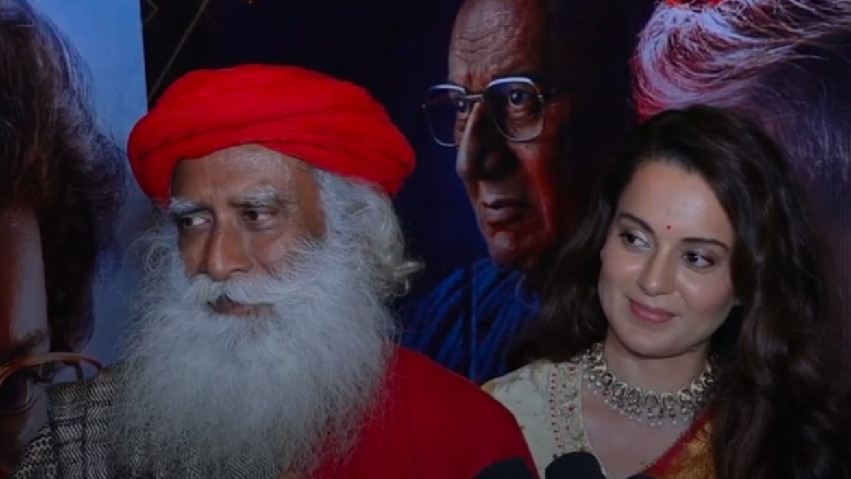 Sadhguru praised Kangana Ranaut Emergency said Youngsters should watch this film you will know about history
