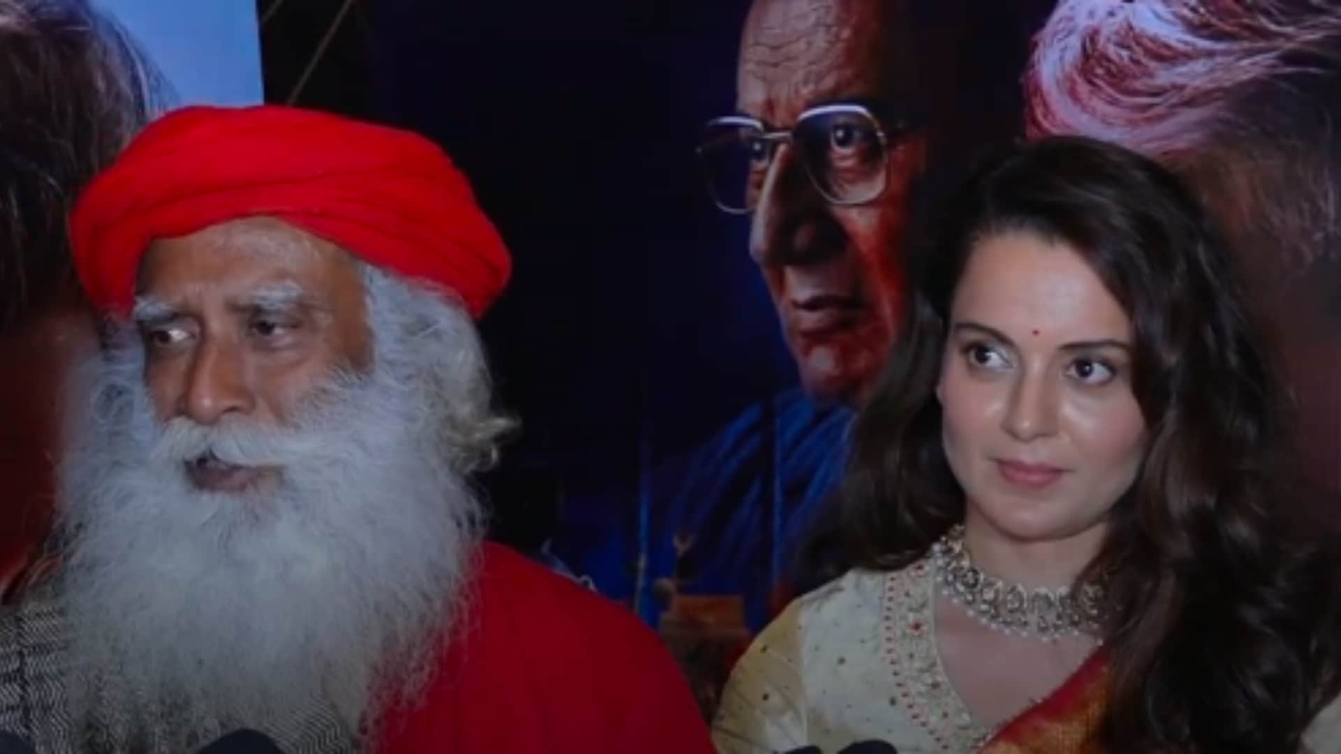 Sadhguru praised Kangana Ranaut Emergency said Youngsters should watch this film you will know about history
