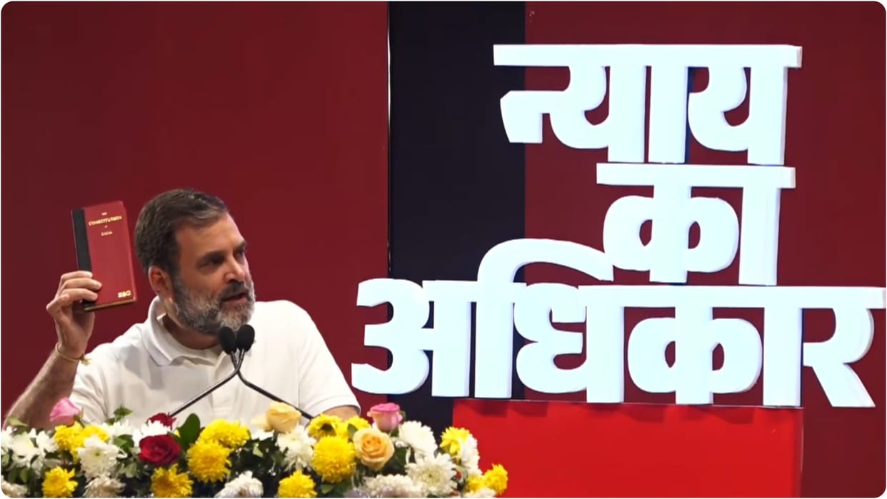 Patna: Congress, Samvidhan Suraksha Sammelan, Rahul Gandhi says, Constitution of India, Caste census