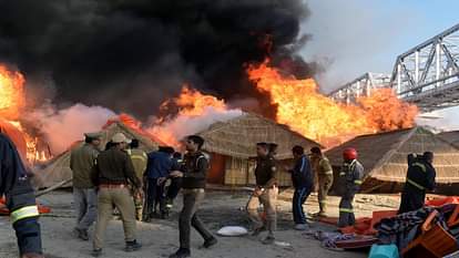 Maha Kumbh Fire News: Cylinder Blast in Prayagraj Mahakumbh  Mela Sector 19, Fire Tendors Reached Spot