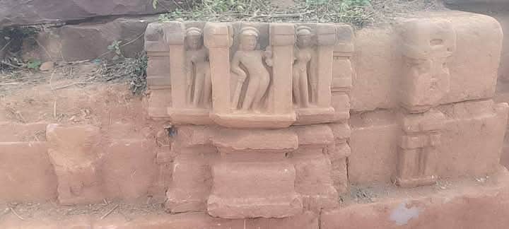Damoh News Ancient Shiv Temple History Kalchuri Period Shiva Mandir Found in Doni Village Madhya Pradesh