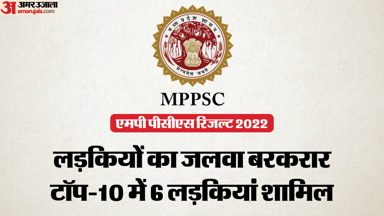 MP PCS Result 2022 declared, Deepika patidar topper; 6 girls in top-10, see list here
