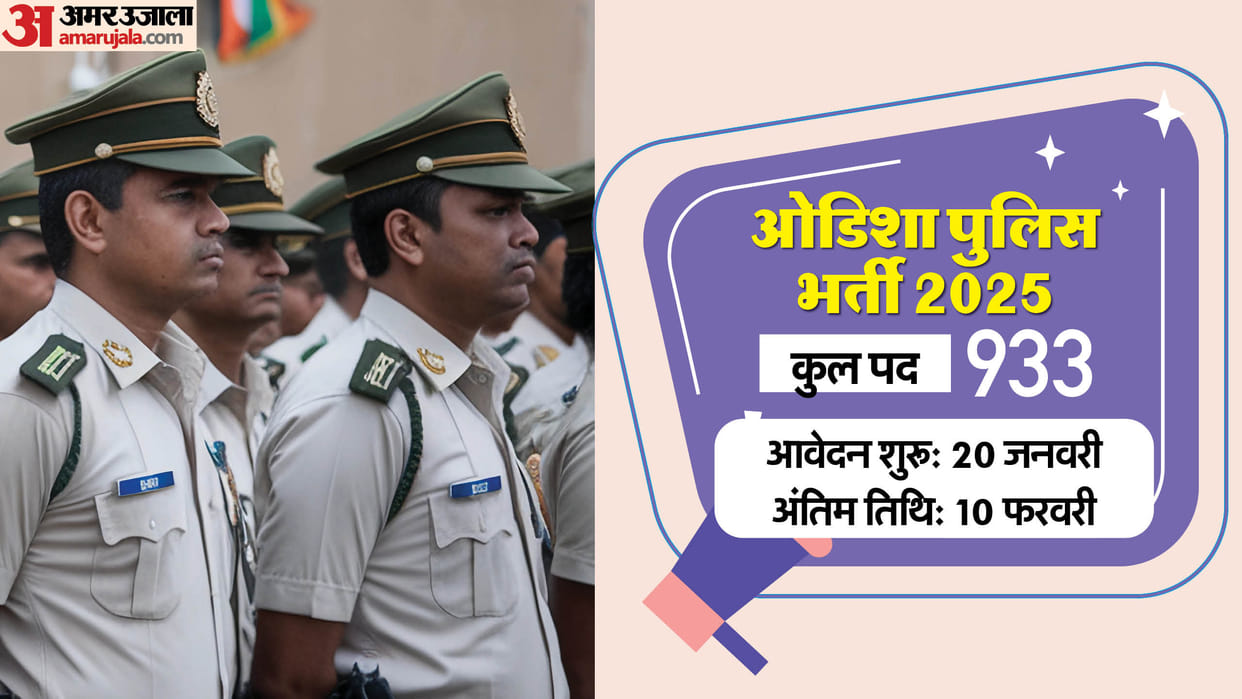 Odisha Police announces 933 SI, other vacancies, apply from Today, check Eligibility