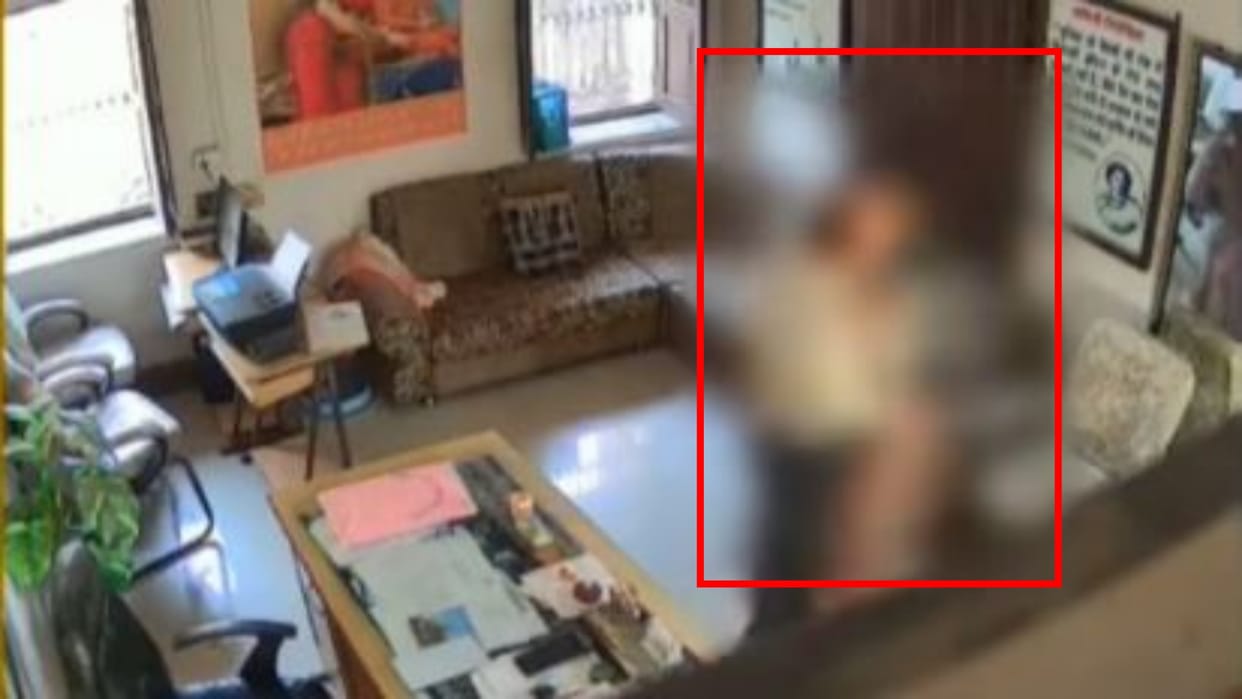 Chittorgarh: Principal and female teacher talked dirty in school, case captured in CCTV, both suspended