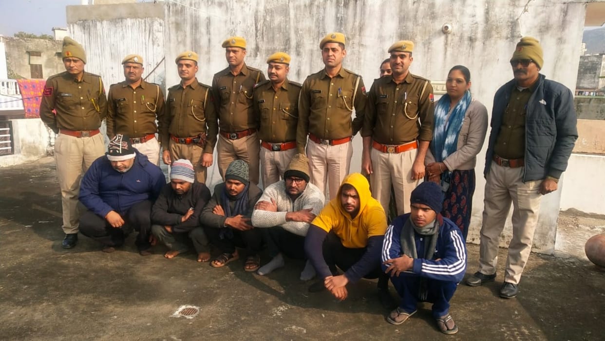 Sawai Madhopur: Interstate cyber fraud gang busted, six accused arrested, search for mastermind continues